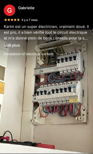 Photo de galerie - Dépannage électrique chez client