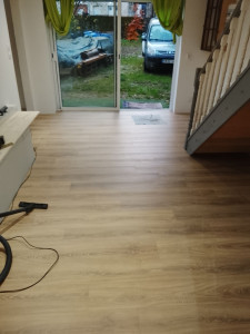 Photo de galerie - Pose de parquet flottant 