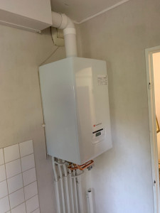 Photo de galerie - Remplacement d' un chaudière chaffoteau par un saumier Duval 