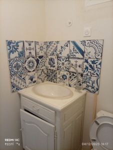 Photo de galerie - ➡️ Réalisation et pose d'un carrelage mosaïques