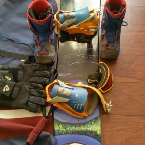 Photo de galerie - Kit Snowboard et boots Adulte