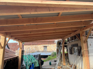 Photo de galerie - Réalisation d’un car port 