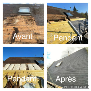 Photo de galerie - Rénovation d’une toiture complète en shingle 