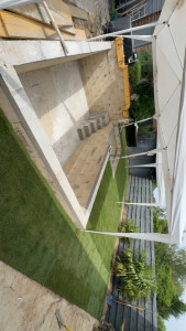 Photo de galerie - Piscine béton en travaux