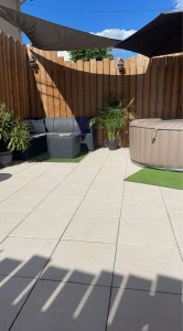 Photo de galerie - Création espace terrasse.  