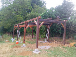 Photo de galerie - Construction abris cheveaux 