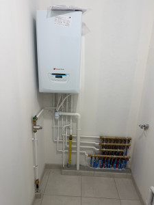 Photo de galerie - Installation chaudière gaz, pompe à chaleur 