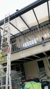 Photo de galerie - Nettoyage de véranda haute pression