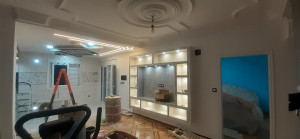 Photo de galerie - Confection de décor BA13 murale