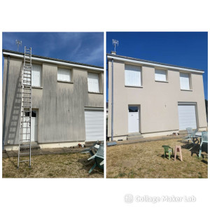 Photo de galerie - Nettoyage façade 