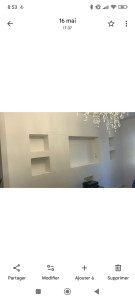 Photo de galerie - Plâtrerie - Murs - Plafonds