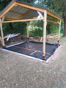 Photo de galerie - Préparation dalle carport