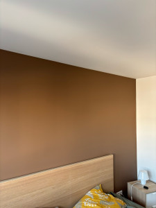 Photo de galerie - Peinture marron chambre 