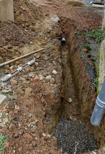Photo de galerie - Pose de réseaux pluviales 