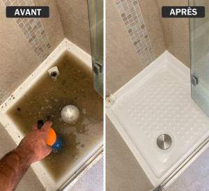 Photo de galerie - Débouchage de douche 