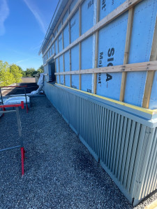 Photo de galerie - Bardage Métallique pour extension d’une clinique vétérinaire 