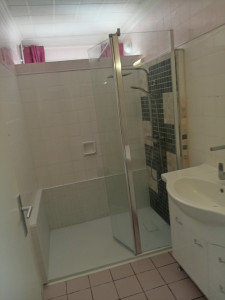 Photo de galerie - Rénovation complète d'une douche plomberie et carrelage