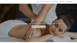 Photo de galerie - Site pour un centre de massage