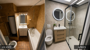 Photo de galerie - Rénovation de salle de bain