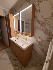 Photo de galerie - Réfection complète de salle de bain 