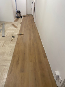 Photo de galerie - Pose parquet flottant