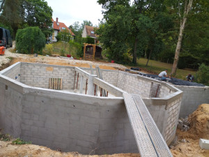 Photo de galerie - Construction d'un sous-sol dans région parisienne.