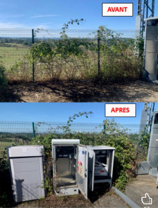 Photo de galerie - Démontage et débarras d’un site pour un opérateur téléphonique 