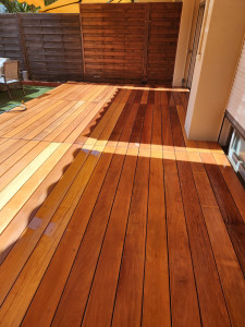 Photo de galerie - Nouvelle création terrasse exotique 