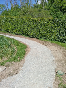 Photo de galerie - Création d'une allée 