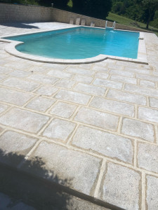 Photo de galerie - Dalle de piscine 