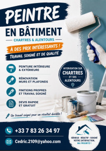 Photo de galerie - Réalisation et rénovations de votre intérieur en peinture, travail minutieux, propres et soigner