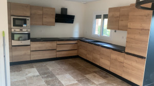 Photo de galerie - Montage assemblage et pose de cuisine complète 