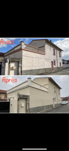 Photo de galerie - Peinture extérieur sur façade 