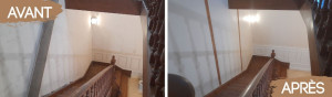 Photo de galerie - Rénovation cage d'escaliers.