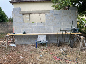 Photo de galerie - Construction d’un appentis 