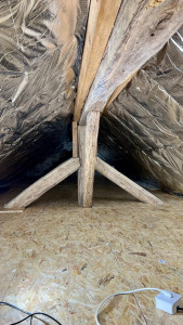 Photo de galerie - Isolation triso pose plancher OSB