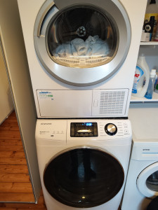 Photo de galerie - Dépannage de lave linge 12kg dans un gîte problème de vidange résolu. 60€ intervention en -24h . 