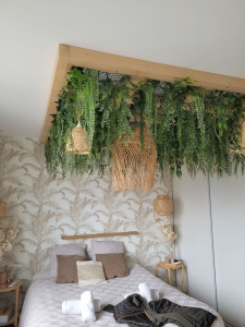 Photo de galerie - Plafonnier florale 
