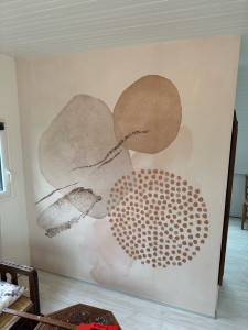 Photo de galerie - Pose tapisserie décoratif