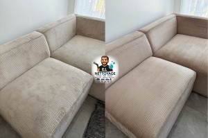 Photo de galerie - Nettoyage canapé