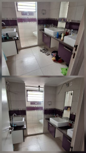 Photo de galerie - Nettoyage avant après salle de bain.