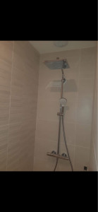 Photo de galerie - Pose d’une barre de douche 