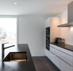 Photo de galerie - Béton ciré sur un plan de travail 