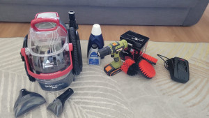 Photo de galerie - Bissel Spot clean Pro + visseuse et brosses