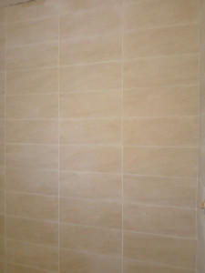 Photo de galerie - Pose faïence salle de bain 