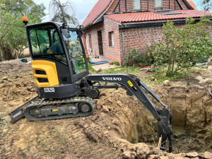Photo de galerie - Terrassement pour pause d’un assainissement individuel 