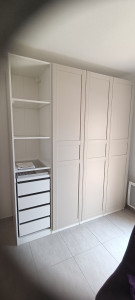 Photo de galerie - Montage d’un dressing 