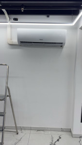 Photo de galerie - Pose d’un monosplit 7kw GREE