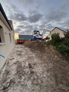 Photo de galerie - Évacuation de terre 