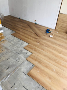 Photo de galerie - Pose de parquet - Revêtement de sol